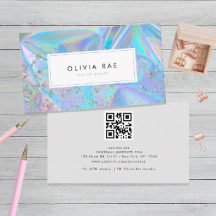 Carte De Visite Holographique de luxe tendance