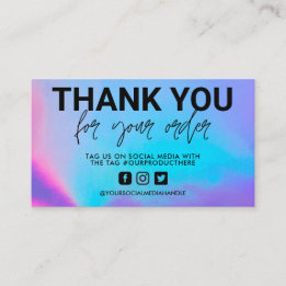 Carte de visite Holographique pour les petites ent