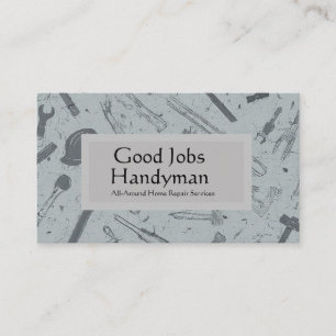 Carte De Visite Home Repair Handyman Service Coordonnées