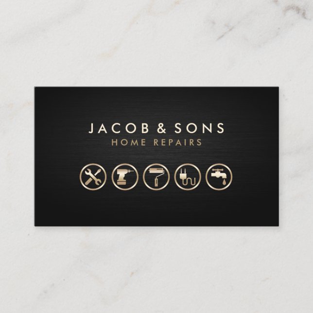 Carte De Visite Home Réparations Handyman (Devant)