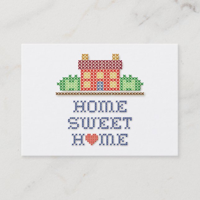 Carte De Visite Home Sweet Home (Devant)