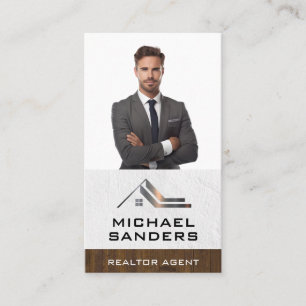 Carte De Visite Homme d'affaires en tenue souriante