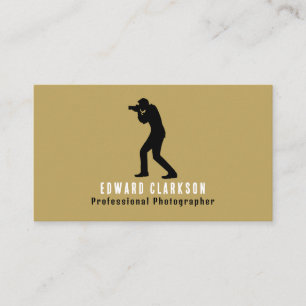 Carte De Visite Homme Silhouette, Photographe, Photographie