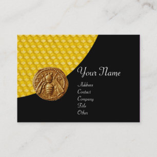 CARTE DE VISITE HONEY BEE, BEEKEEPER APIARIST