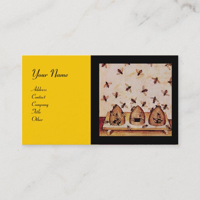 CARTE DE VISITE HONEY BEE, MAINTIEN DE L'OEUVRE, MAINTIEN DE L'OEU (Devant)