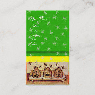 Carte De Visite HONEY BEE, MAINTIEN DE L'OEUVRE, vert