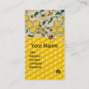 CARTE DE VISITE HONEY BEECOMBS, BEECOMBS, ENTRETIEN DES FLEURS DU 