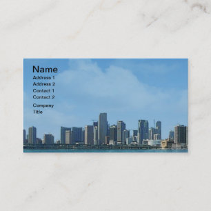 Carte De Visite Horizon de Miami