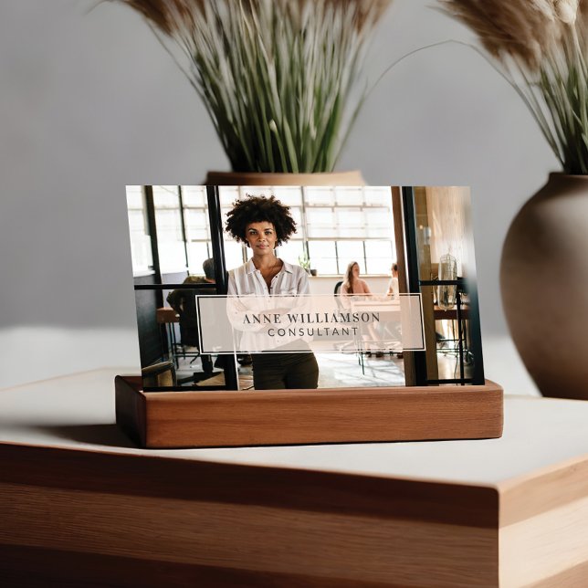 Carte De Visite Horizontal commercial minimal et professionnel (Minimal & Professional Business Horizontal Business Card)