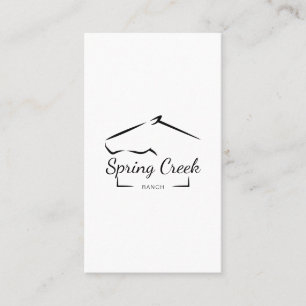 Carte De Visite Horse Ranch   Ferme à cheval