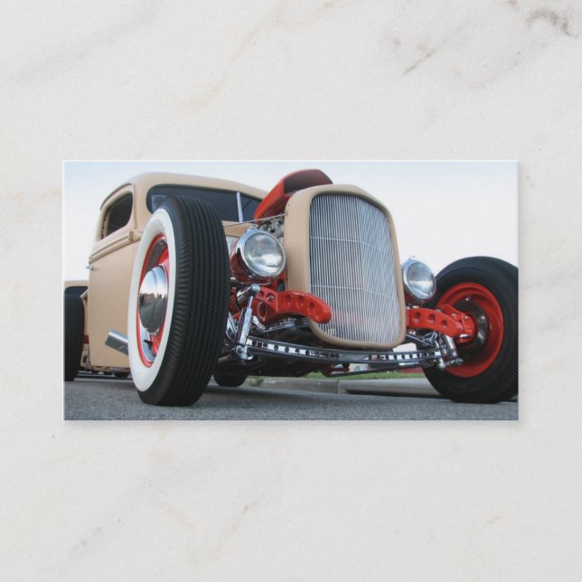 Carte De Visite Hot rod 911 (Devant)