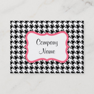 Carte de visite Houndstooth