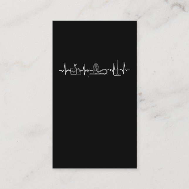 Carte De Visite Housekeeper Heartbeat Cleaning Vacuum Cleaner (Devant)