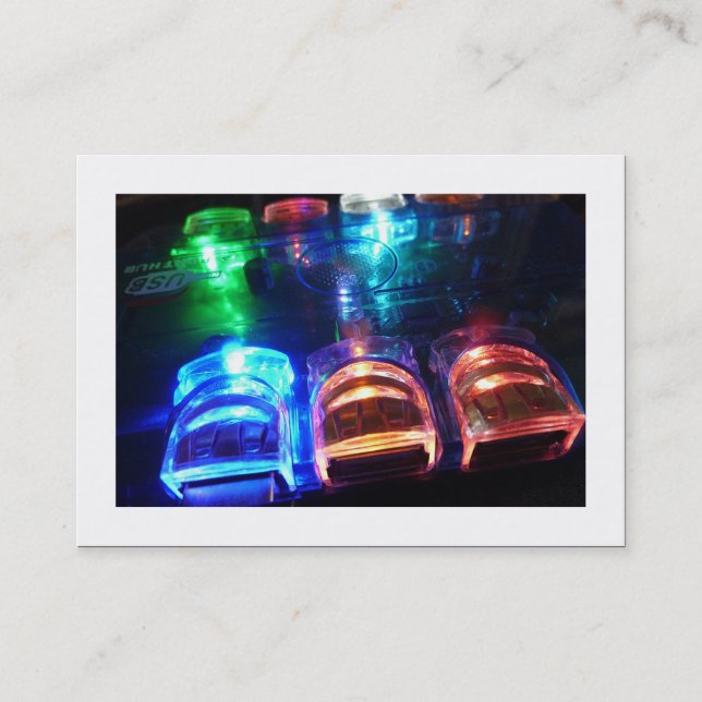 Carte De Visite Hub USB Cool (bordé) (Devant)