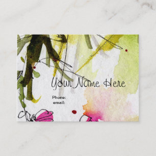 Carte de visite humoristique personnalisé par Gine