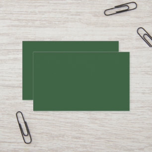 Carte de visite Hunter Green Oceania