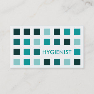 Carte De Visite HYGIÉNISTE (carrés de mod)