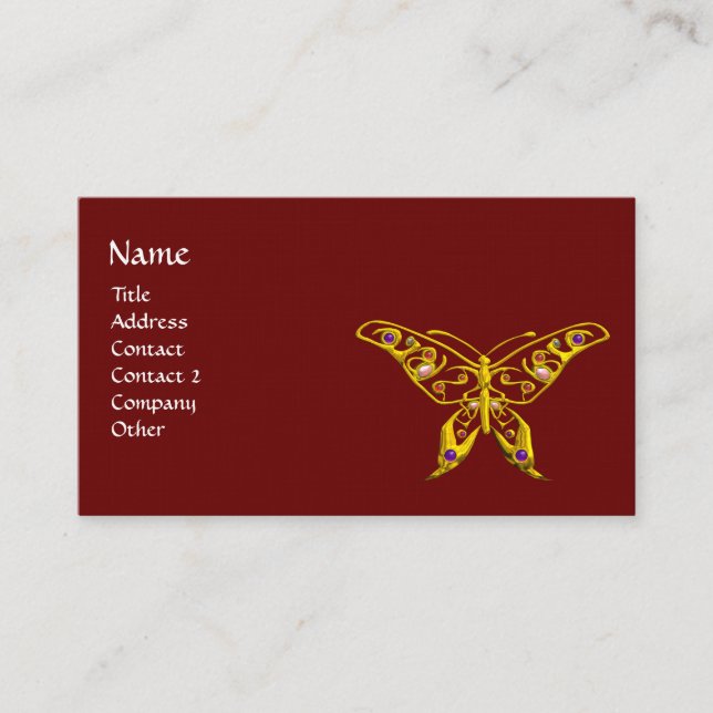 CARTE DE VISITE HYPER BUTTERFLY (Devant)