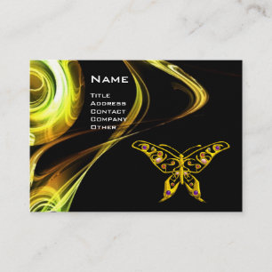 Carte De Visite HYPER BUTTERFLY - brun clair noir blanc