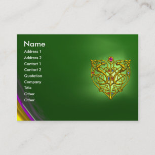 Carte De Visite HYPER VALENTINE ÉMERAUDE, vert