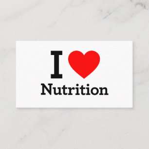 Carte De Visite I Love Nutrition
