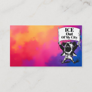 Carte de visite ICE Out of My City
