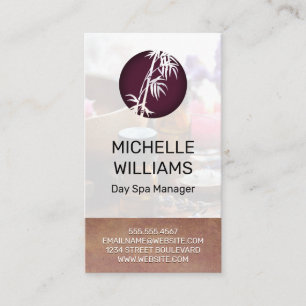 Carte De Visite Icône Bambou