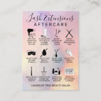 Icône de post-soins Rainbow Holographic Lash Exten