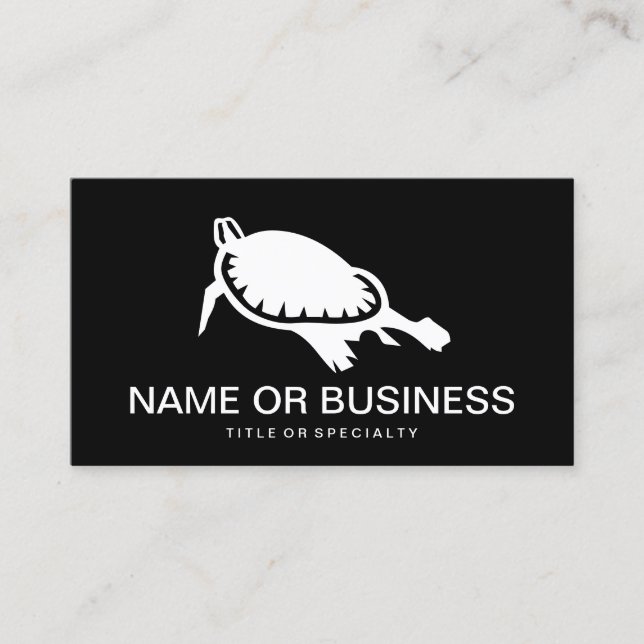 Carte De Visite icône de tortue (Devant)