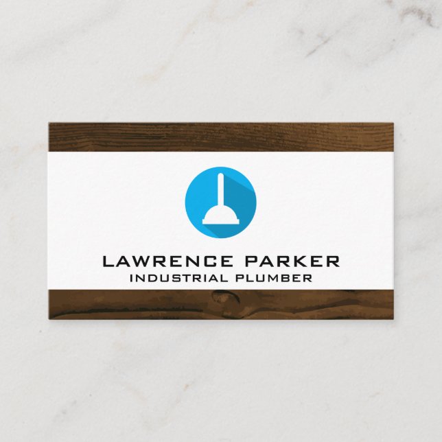 Carte De Visite Icône Système de tuyauterie | Plongeur (Devant)