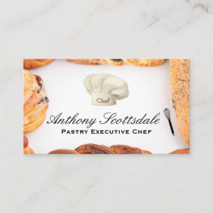 Carte De Visite Icône Whisk Chef   Pâtisseries