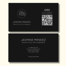 Icônes sociales de code QR moderne noir  