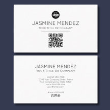 Icônes sociales de logo de code QR moderne minimal