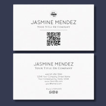 Icônes sociales de logo de code QR moderne minimal