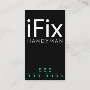 Carte De Visite iFix. Affaires de réparation de bricoleur