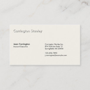 Carte De Visite Iivoire de l'administrateur du compte en banque