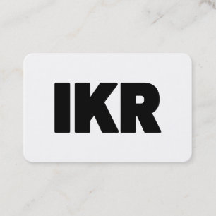 Carte De Visite IKR   Écart de texte