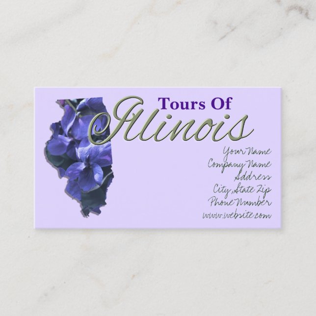 Carte de visite - ILLINOIS (Devant)