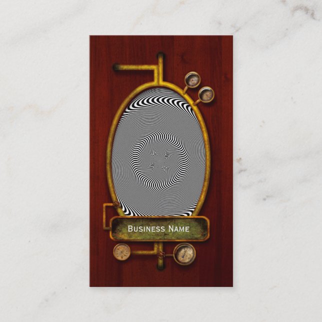 Carte De Visite Illusion optique - Hypnose facilitée (Devant)