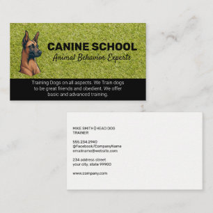 Carte De Visite Illustration de chien   Astroturf