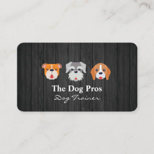 Carte De Visite Illustration de chiots mignons