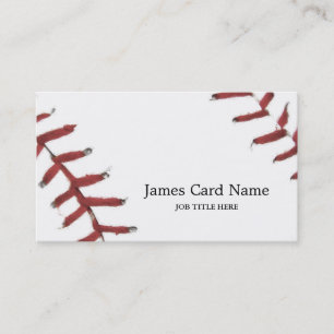 Carte De Visite Illustration de texture de baseball