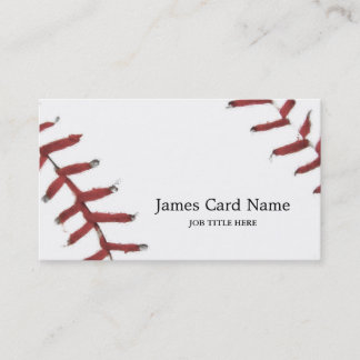 Carte De Visite Illustration de texture de baseball