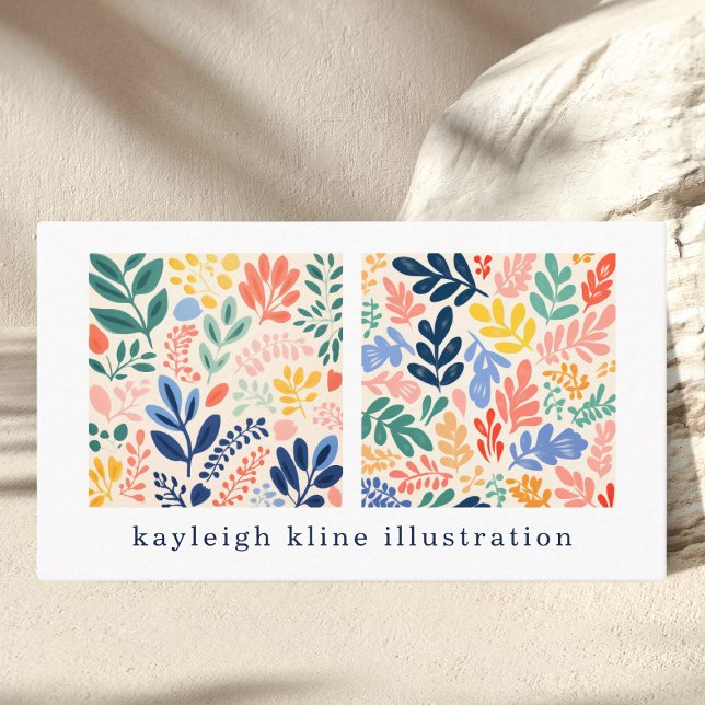 Carte De Visite Illustration graphique Profil d'artiste (Créateur téléchargé)