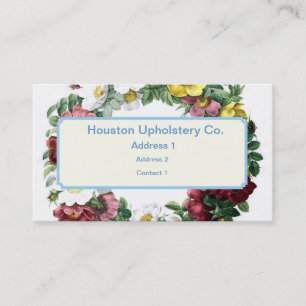 Carte De Visite Illustrations vintages de Botanicals