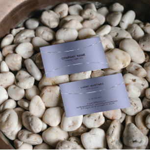 Carte De Visite Image de texture mauve de lumière métallique