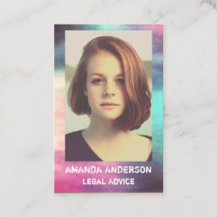 Carte De Visite Image - logo arrière - plan moderne