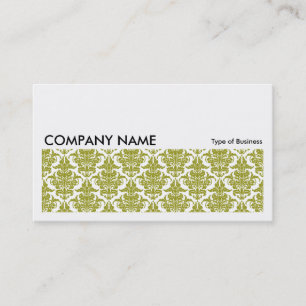 Carte De Visite Image longue 0133 - Olive Damask