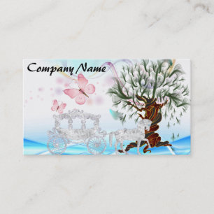 Carte De Visite Imaginaire Crystal Horse Carriage