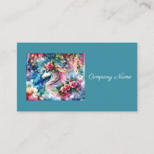 Carte De Visite Imaginaire lunaire Unicorne